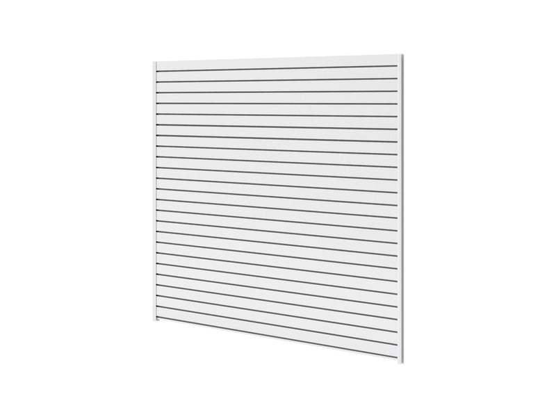 NewAge PVC Slatwall, 40-sq-ft, White V9