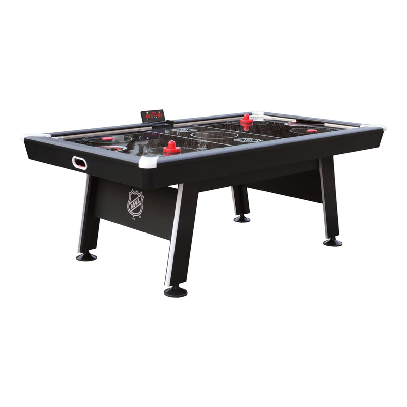 NHL Attacker Hover Air Hockey Game Table with Electronic Scoreboard, Pucks & Pushers, 84-in R6