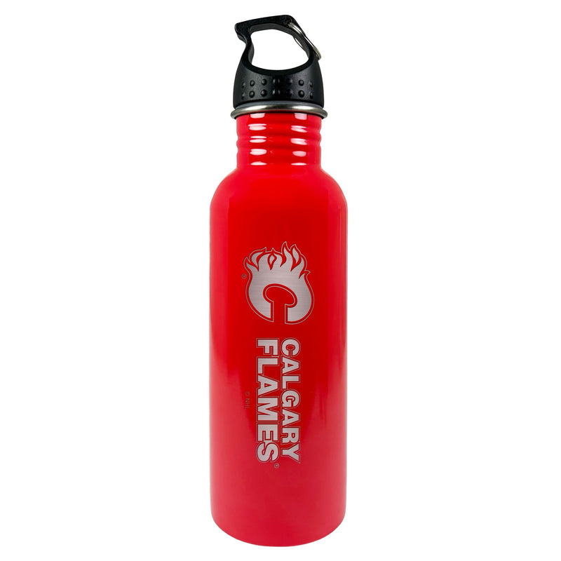 NHL Calgary Flames Stainless Steel Water Bottle, 25-oz S4