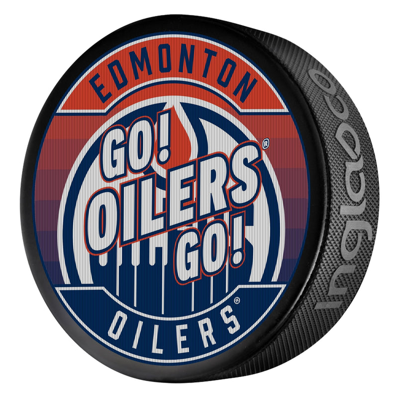 NHL Edmonton Oilers Dual-Image Lenticular Hockey Puck, 6-oz O6