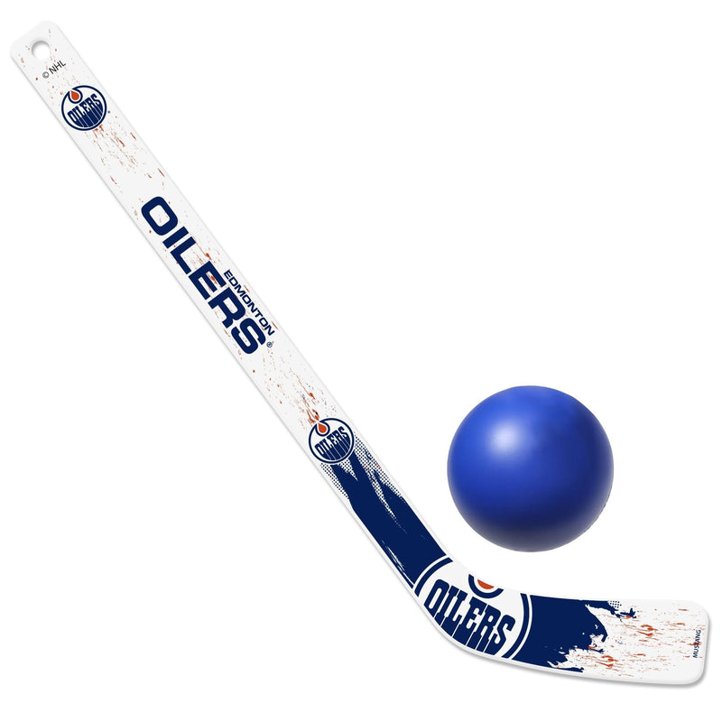 NHL Edmonton Oilers Mini Hockey Stick/Ball Set Y4