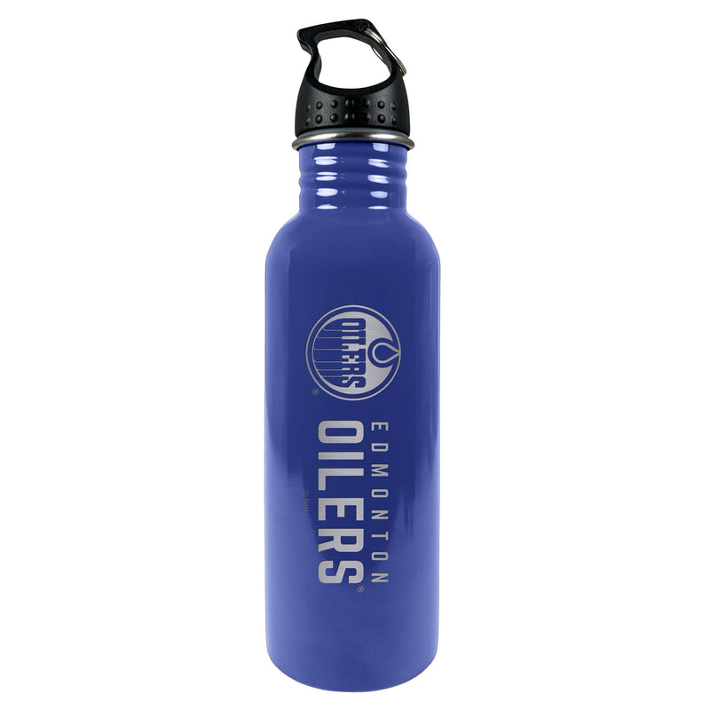 NHL Edmonton Oilers Stainless Steel Water Bottle, 25-oz D1