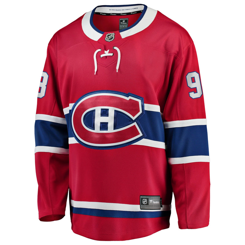 NHL Montreal Canadiens Breakaway Player Jersey, Ivan Demidov, Adult, Assorted Sizes U9