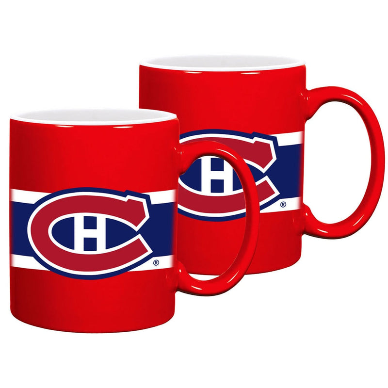 NHL Montreal Canadiens Ceramic Mug, 11-oz, 2-pk Z0
