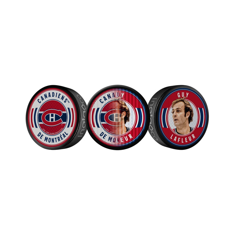 NHL Montreal Canadiens Guy Lafleur Dual-Image Lenticular Hockey Puck, 6-oz W9