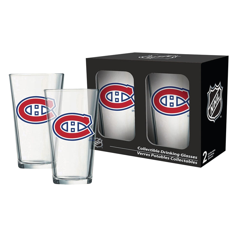 NHL Montreal Canadiens Mixing Pint Glass Box Set, 2-pk, 16-oz J3