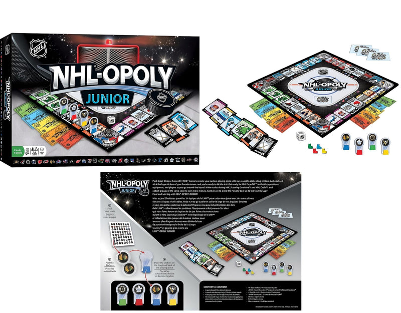 NHL-OPOLY Hockey-Themed Board Game for 2-4 Players I2