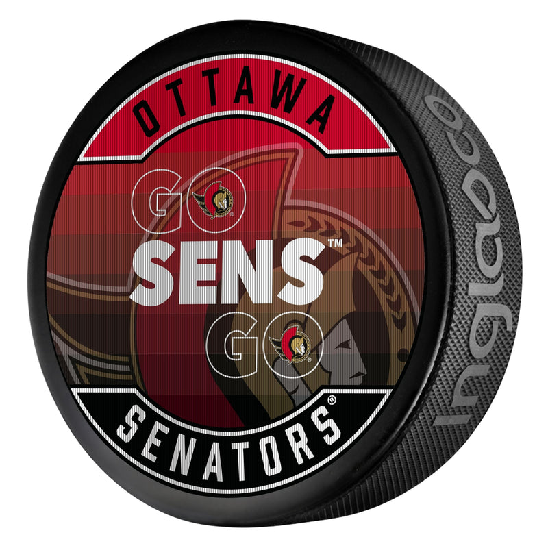 NHL Ottawa Senators Dual-Image Lenticular Hockey Puck, 6-oz I5