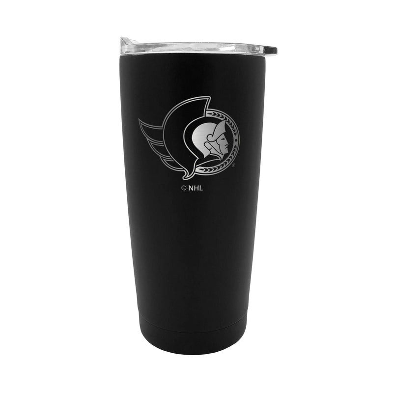 NHL Ottawa Senators Executive Stainless Steel Insulated Travel Tumbler, Black, 20-oz B5