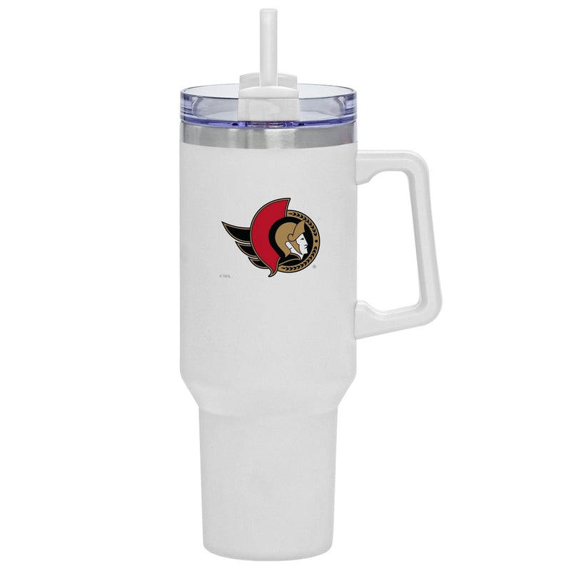 NHL Ottawa Senators Travel Mug with Straw and Handle, 40-oz I6