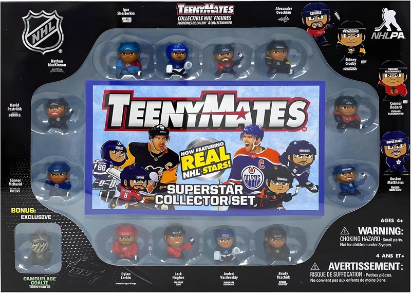 NHL Teenymates Collectible Gift Set for Ages 4+, 1-in, 13-pc J2