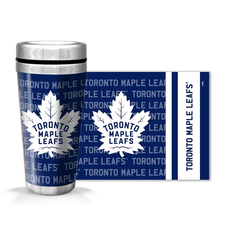NHL Toronto Maple Leafs Full Wrap Wallpaper Travel Mug, 14-oz X5