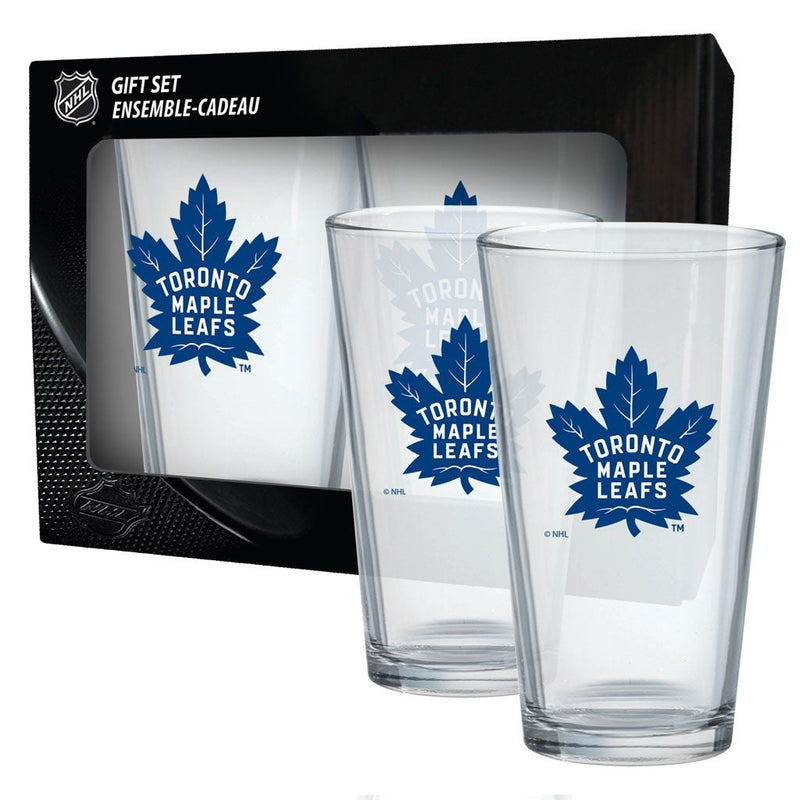 NHL Toronto Maple Leafs Mixing Pint Glass Box Set, 2-pk, 16-oz L5