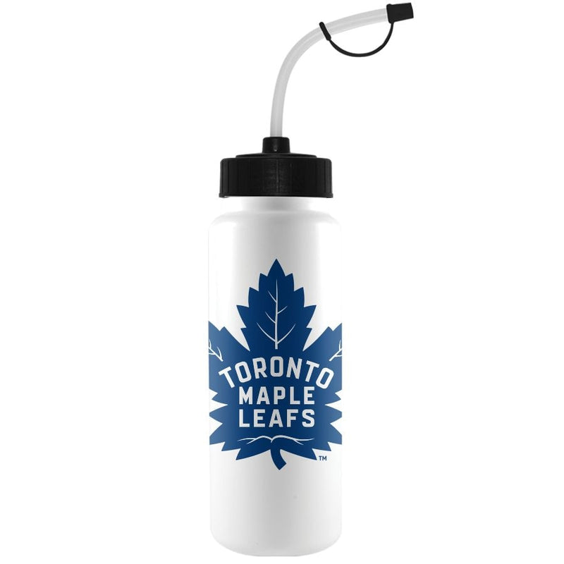 NHL Toronto Maple Leafs Officially Licensed Hockey Water Bottle, 1-L U5