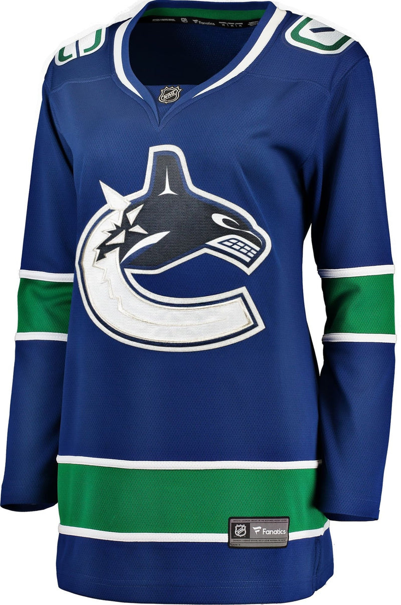 NHL Vancouver Canucks Breakaway Jersey, Women, Assorted Sizes K9