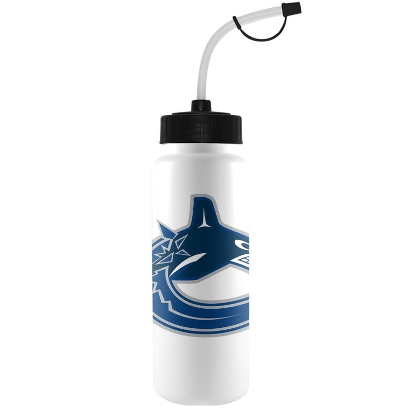 NHL Vancouver Canucks Officially Licensed Hockey Water Bottle, 1-L V6