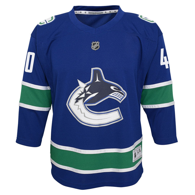 NHL Vancouver Canucks Replica Player Jersey, Elias Pettersson, Youth, Assorted Sizes K4