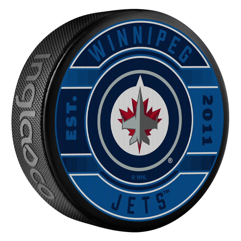 NHL Winnipeg Jets Dual-Image Lenticular Hockey Puck, 6-oz V1