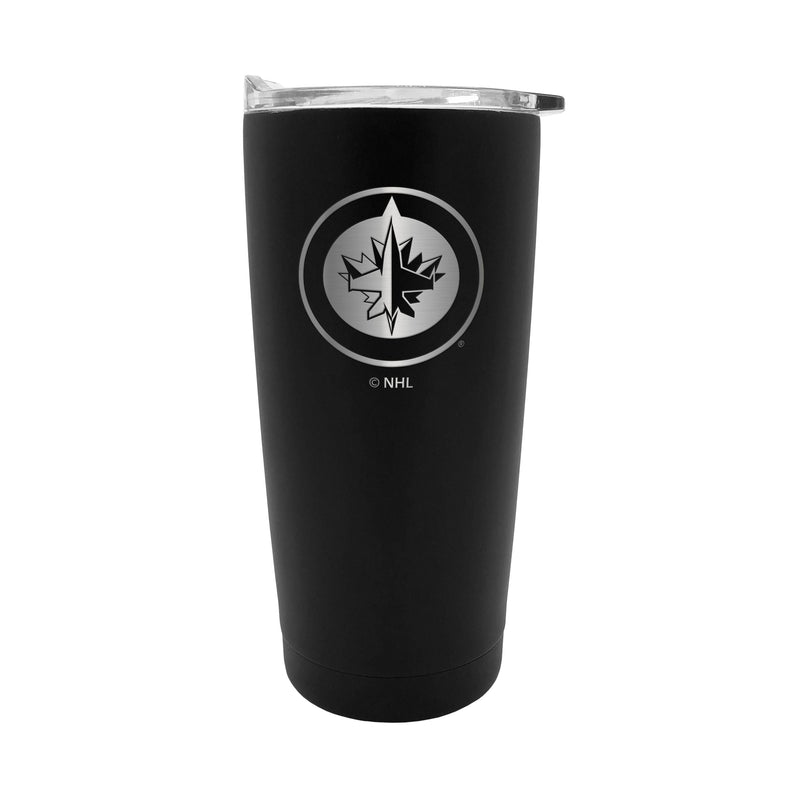 NHL Winnipeg Jets Executive Stainless Steel Insulated Travel Tumbler, Black, 20-oz I9