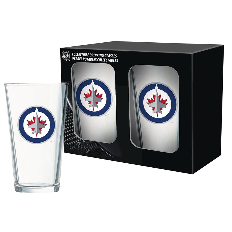 NHL Winnipeg Jets Mixing Pint Glass Box Set, 2-pk, 16-oz D6