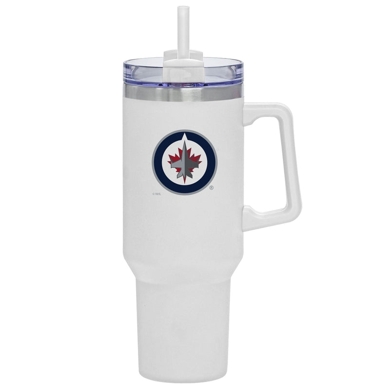 NHL Winnipeg Jets Travel Mug with Straw and Handle, 40-oz R4