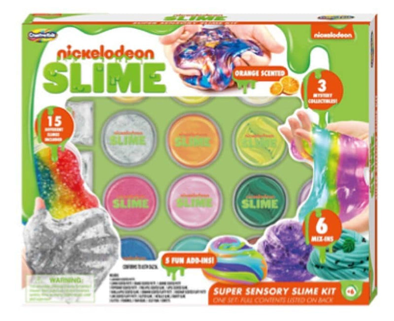 Nickelodeon Super Sensory Slime Kit with 6 Mix-ins S2