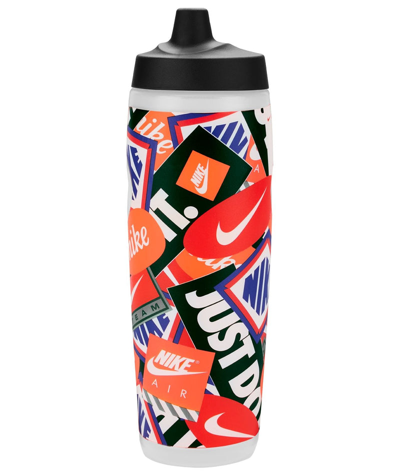 Nike Refuel 24-oz Orange Graphic Squeezable Water Bottle L0