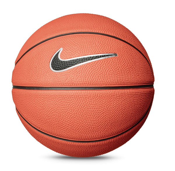 Nike Skills Mini Kids' Indoor/Outdoor Rubber Basketball, Size 3 (22.5-in), Amber/Black/White L9