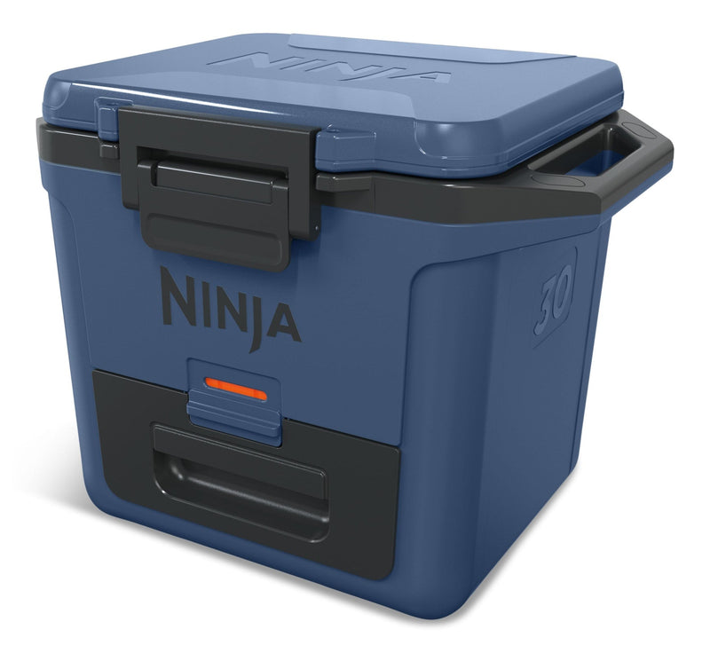 Ninja FrostVault 30-Quart Portable Hard Cooler with DryChill Drawer, 28-L, Blue P4