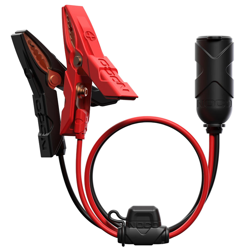 NOCO GC017 12V Socket/Plug to Battery Clamps/Eyelets Adapter N6