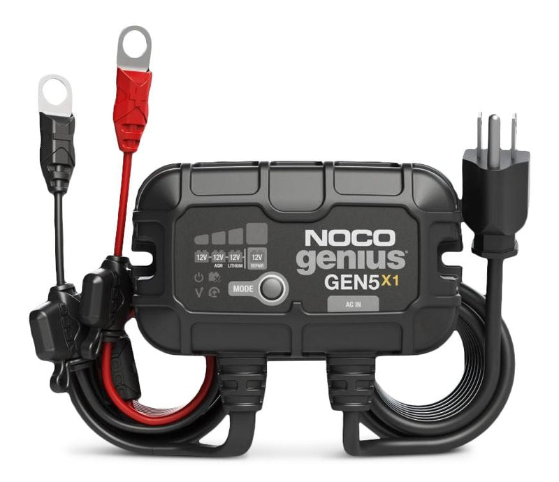 NOCO GEN5X1 Onboard Smart Battery Charger/Maintainer/Desulfator, 1-Bank, 5-Amp, 12V K2