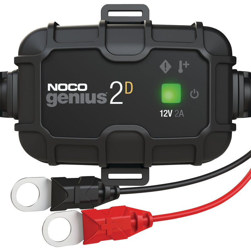 NOCO GENIUS2D Onboard Smart Battery Charger/Maintainer/Desulfator, 2-Amp, 12V B8