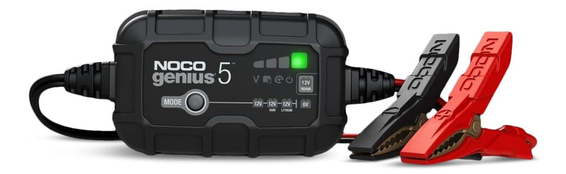 NOCO GENIUS5 Smart Battery Charger/Maintainer/Desulfator, 5-Amp, 6V/12V M0
