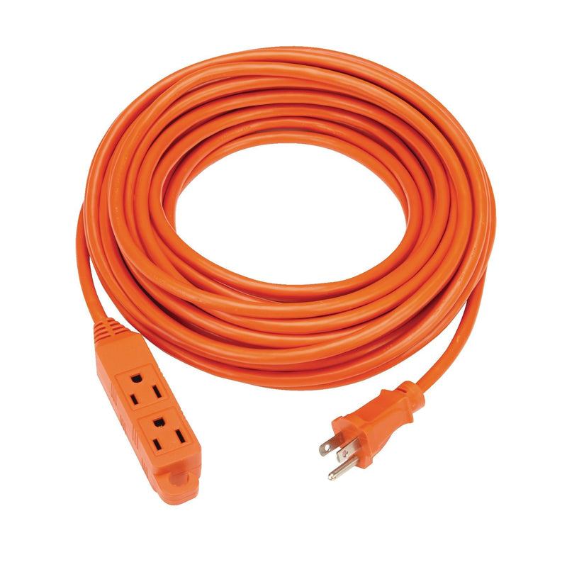 NOMA 50-ft 16/3 Outdoor Extension Cord with 3 Grounded Outlets & Banana End, Orange I7