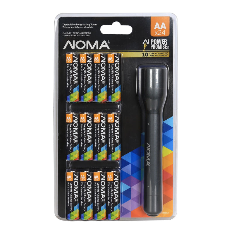 NOMA AA24 Battery & Flashlight Combo C9