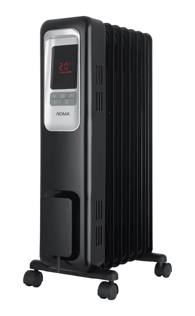 NOMA Digital LED Oil Filled Radiator with Adjustable Thermostat N2