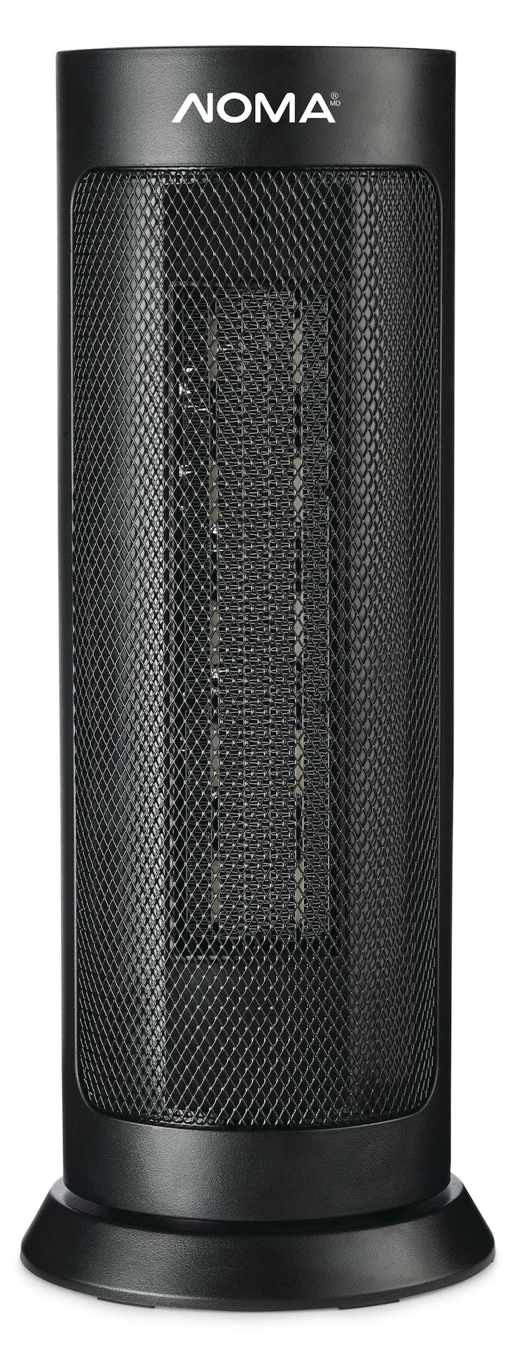 NOMA Oscillating Digital Tower Ceramic Heater with Remote Control and Thermostat, Black, 18-in F8