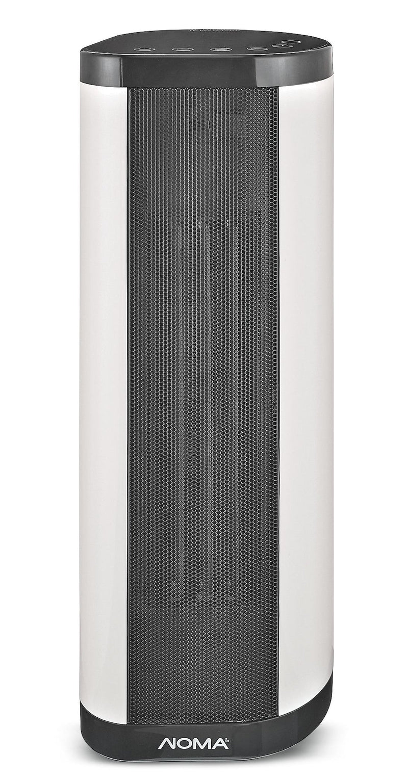 NOMA Oscillating Tower/Baseboard Heater withRemote Control & Thermostat, 1500W, White W1