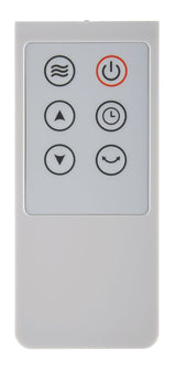NOMA Oscillating Tower/Baseboard Heater withRemote Control & Thermostat, 1500W, White