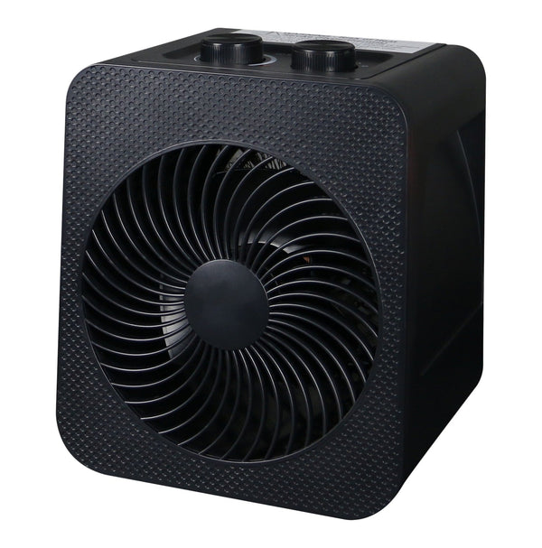 NOMA Portable 2-In-1 Personal Heater & Fan, 1500W, Black X6