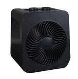 NOMA Portable 2-In-1 Personal Heater & Fan, 1500W, Black