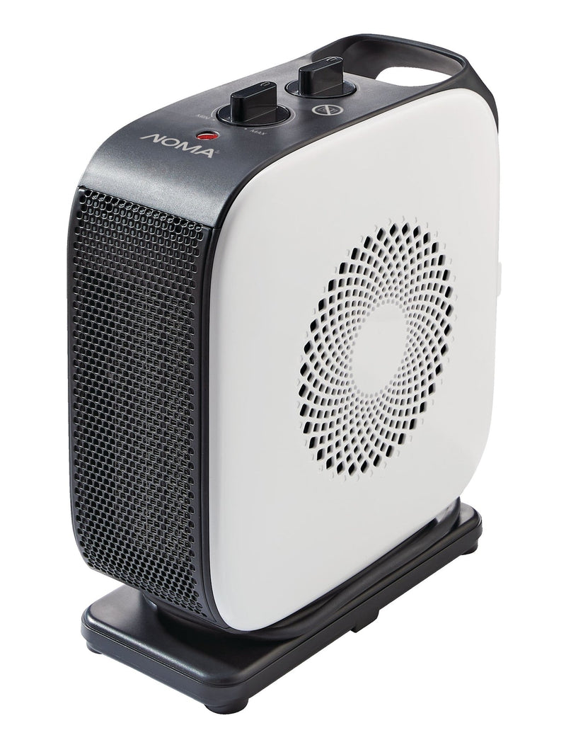 NOMA Portable Oscillating Portable Ceramic Space Heater withThermostat, 1500W, White G2