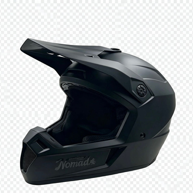 Northern Nomad Trail Blazer Dirt Bike Helmet, Matte Black, Various Sizes Y3