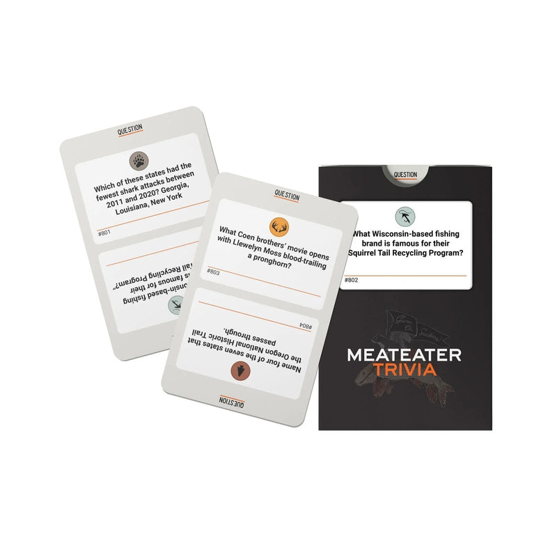 NorthSylva Officially Licensed Meateater Trivia Board Game L0