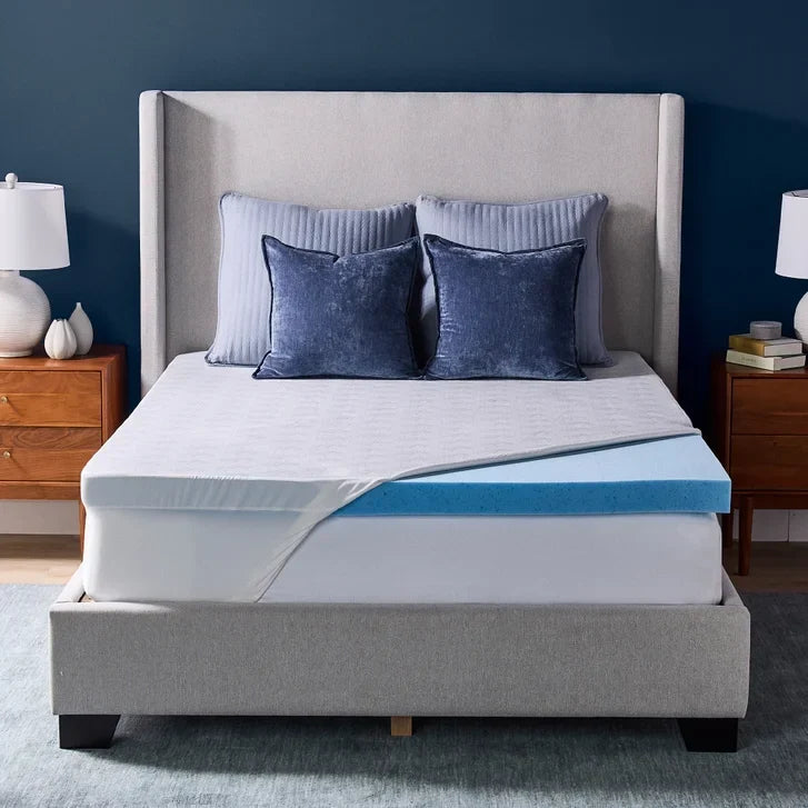 Novaform 3 in. Advanced Cooling Gel Memory Foam Mattress Topper M7