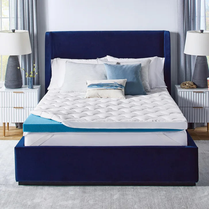 Novaform 3 in. Comfort Grande Plus Advanced Foam Mattress Topper V8