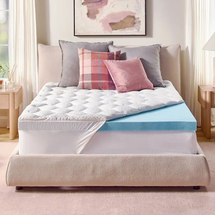 Novaform Pillow Top Plus Gel Memory Foam 4-inch Mattress Topper L7