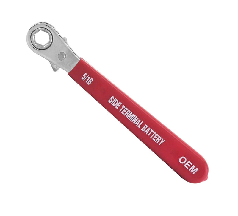 OEMTOOLS Side Terminal Multi-Directional Battery Wrench, 5 1/2-in, 44287 J1