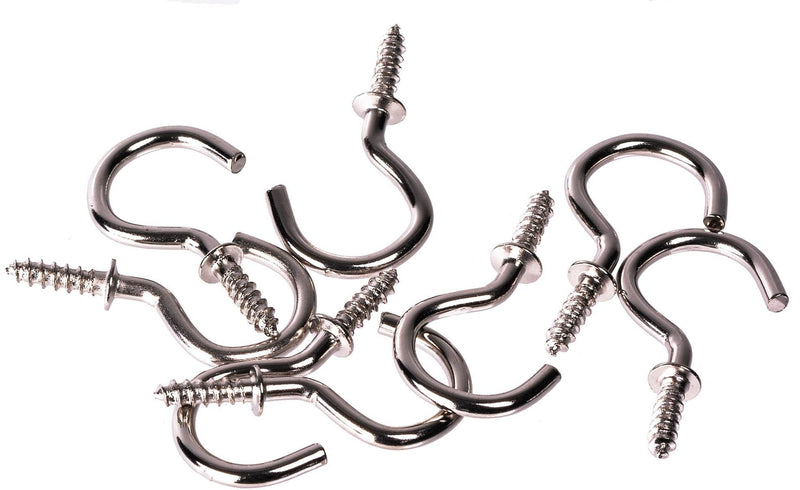 OOK Cup Hooks Set, Nickel, 7/8-in, 40-pk C1