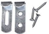 OOK Invisible Mirror Holder, For Frameless Mirrors, Steel Construction, Silver, 4-pk